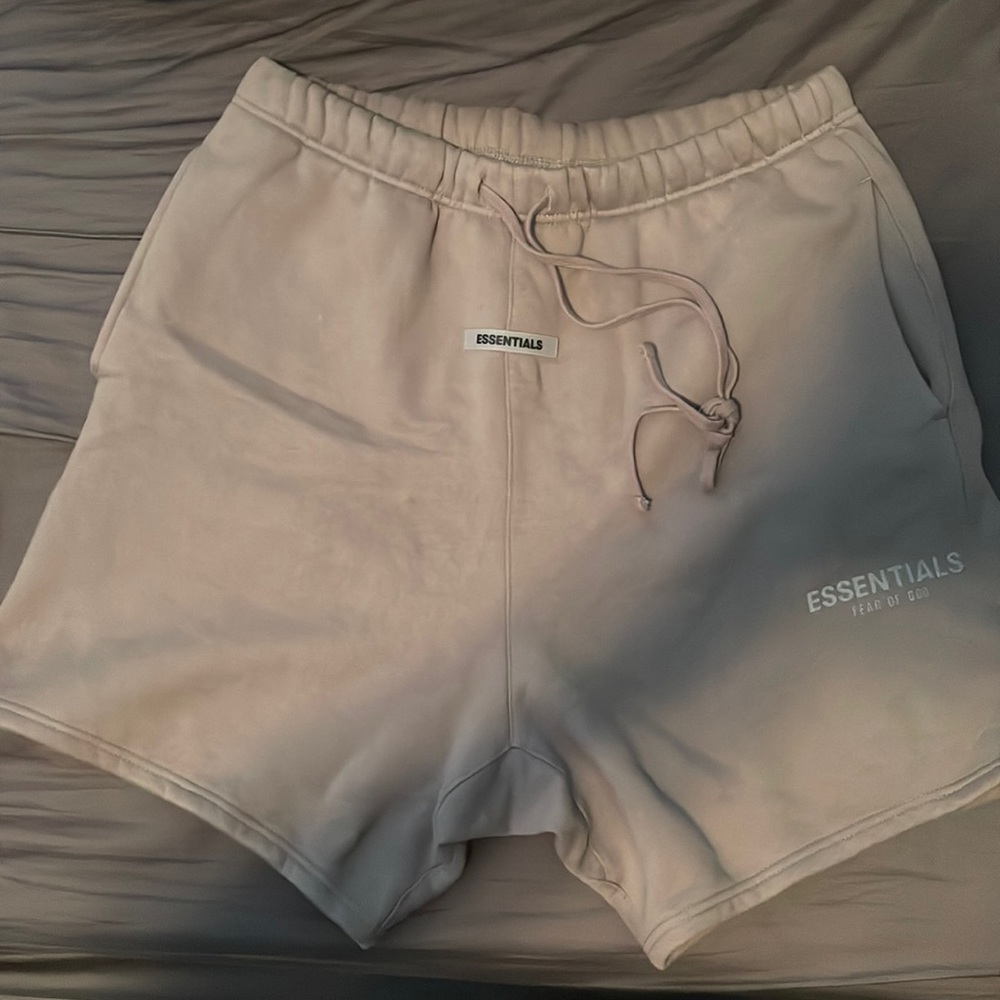 Fear of God Essentials - Sweat Shorts - Cement - Size M